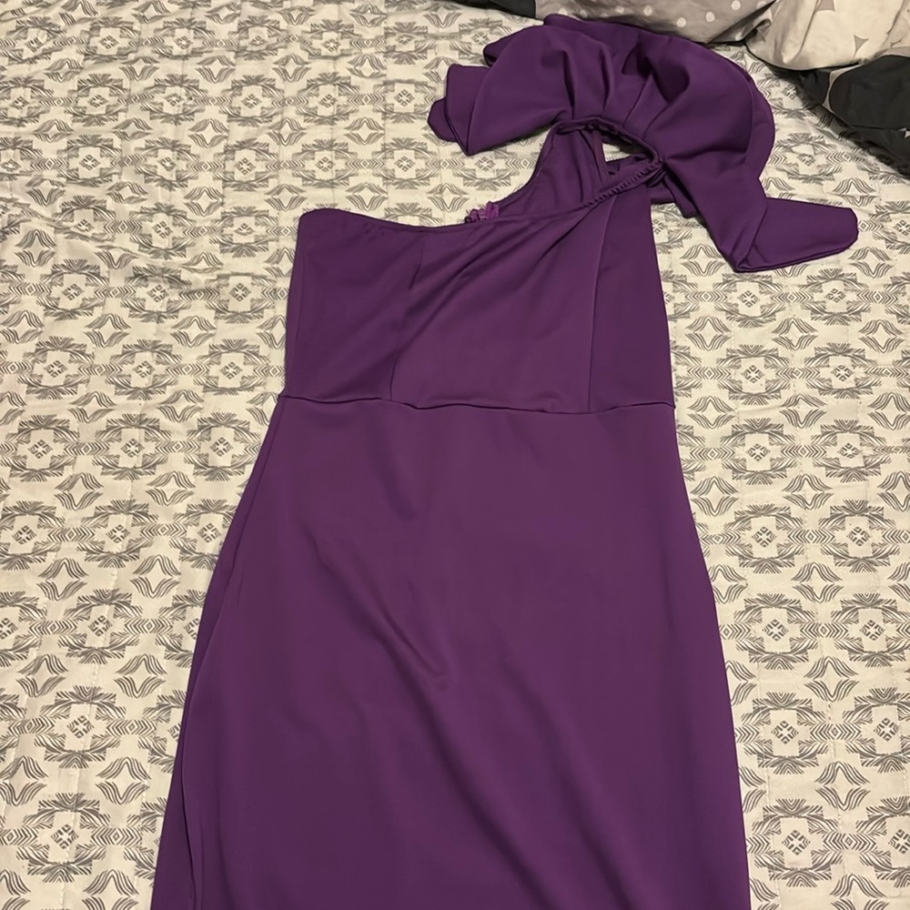 Purple elegant dress one time wear
